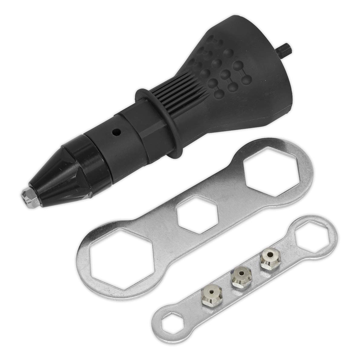 Adaptateur de rivet pour perceuse Sealey DRA01 avec embouts interchangeables