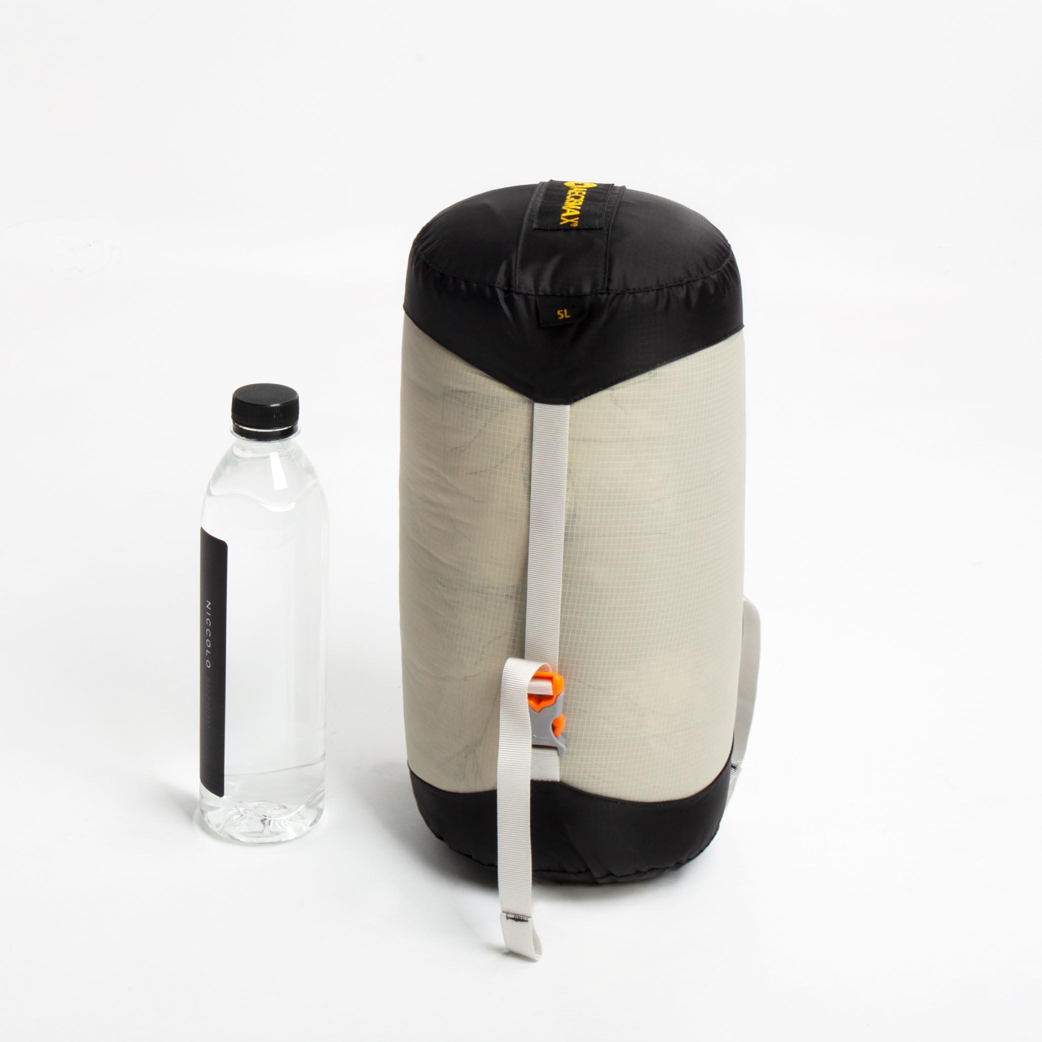 AEGISMAX New 1.5L-45L Ultralight Compression Sack for Sleeping Bag Accessories Waterproof Nylon Stuff Sack Outdoor Ultralight Storage Bag (5L Golden)