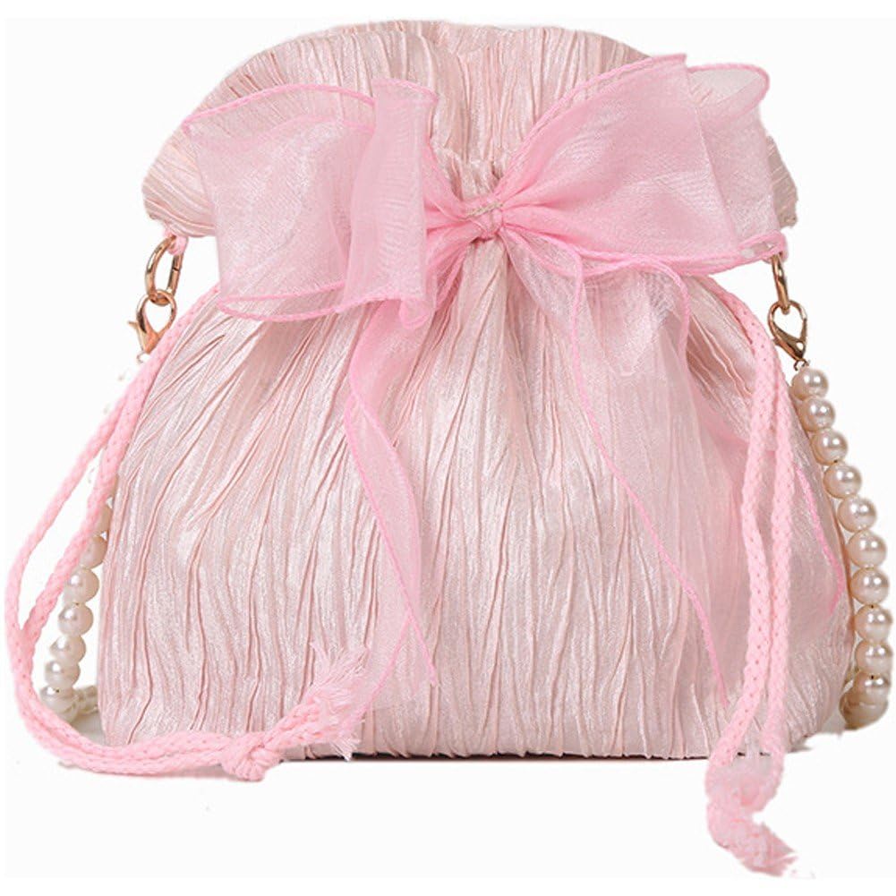 リボンパール かごバッグ