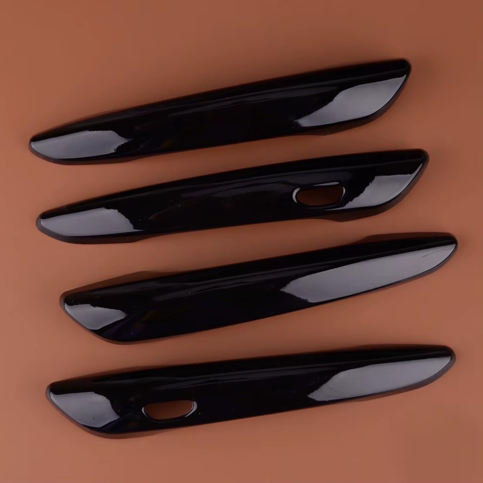 Qdzvalumv One Color Car Door Handles Cover Shell Compatible With Mazda 3 2020-2022 For Cx30 2020-2023 Car Exterior Door Handle Cover Trim Protector Set