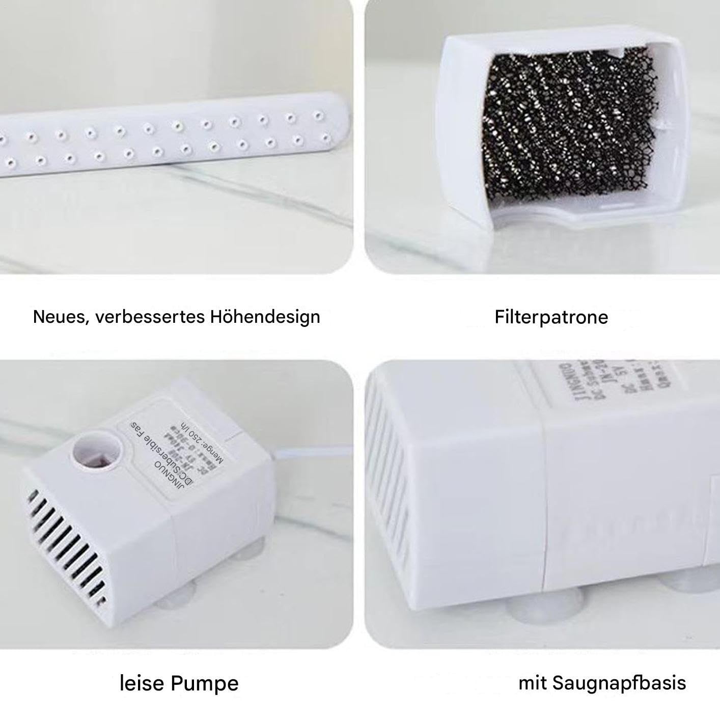 Bird Automatic prysznic – wewnętrzna fontanna wodna do łatwej kąpieli, silnik z przepływającym przepływem, zabawka dla rodzin, przyjaciół, do pielęgnacji zwierząt domowych, 12,4 x 8,46 x 139