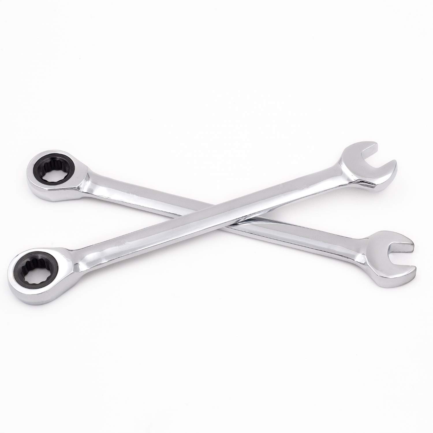 KINJOEK - Juego de llaves de trinquete (7 unidades, 6 mm-13 mm, 12 PT, con movimiento de 5° y 72 dientes para proyectos con espacio reducido