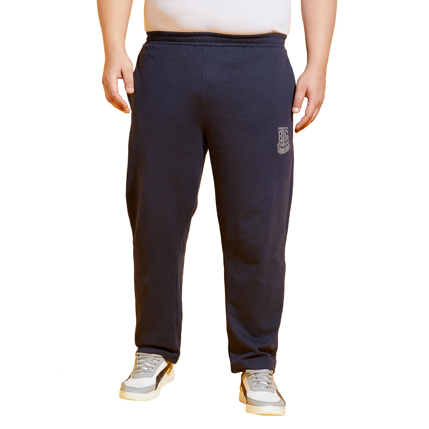 Plus Size Men's Regular Fit Trackpants-image-23