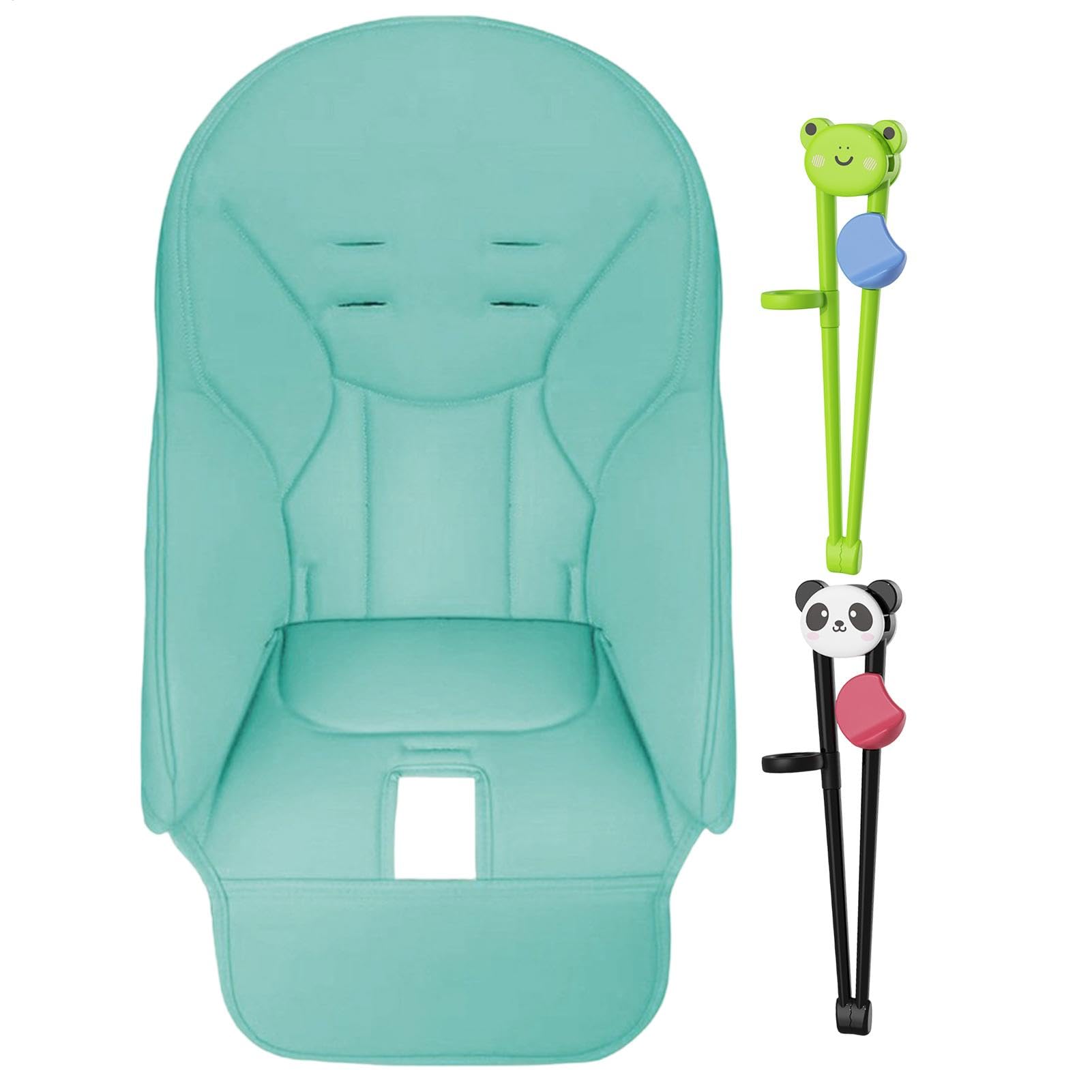 Housse de Chaise Haute pour bébé - Coussin de Chaise Haute de Rechange pour Chaise Haute Perego - Respirant - Multifonctionnel