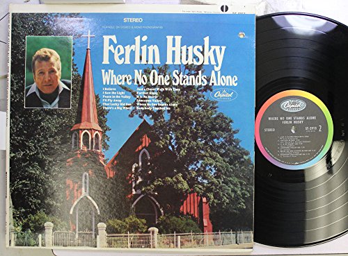 FERLIN HUSKY - where no one stands alone CAPITOL 2913 (LP vinyl record)