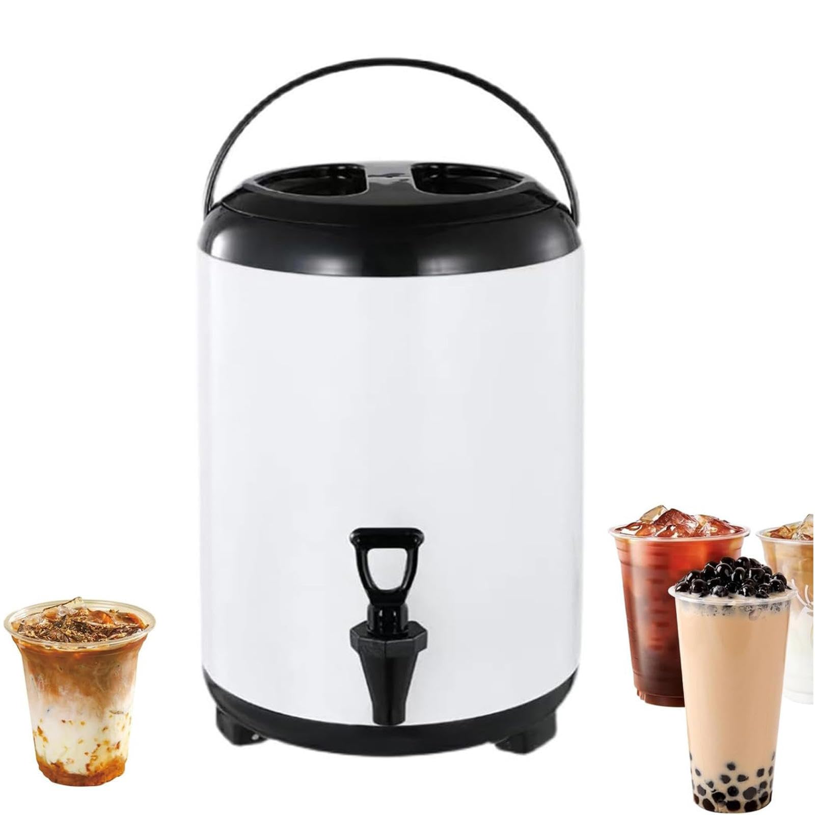 Ilated Beve Dispenser für heißes und kaltes Drin, inless Stahlkonstrukt für Durabili und Temperaturretent, ideal für Partys, Cafés und Catering-Events