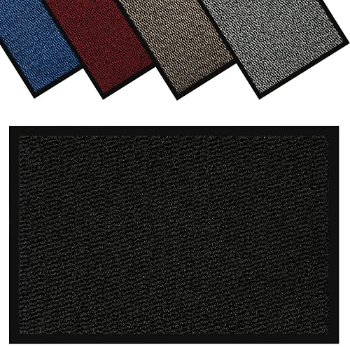 GULLAMBO Absorbent Large Door Mats Outside 80cm x 50cm, Rubber Doormats for Front & Back Outdoor door mat