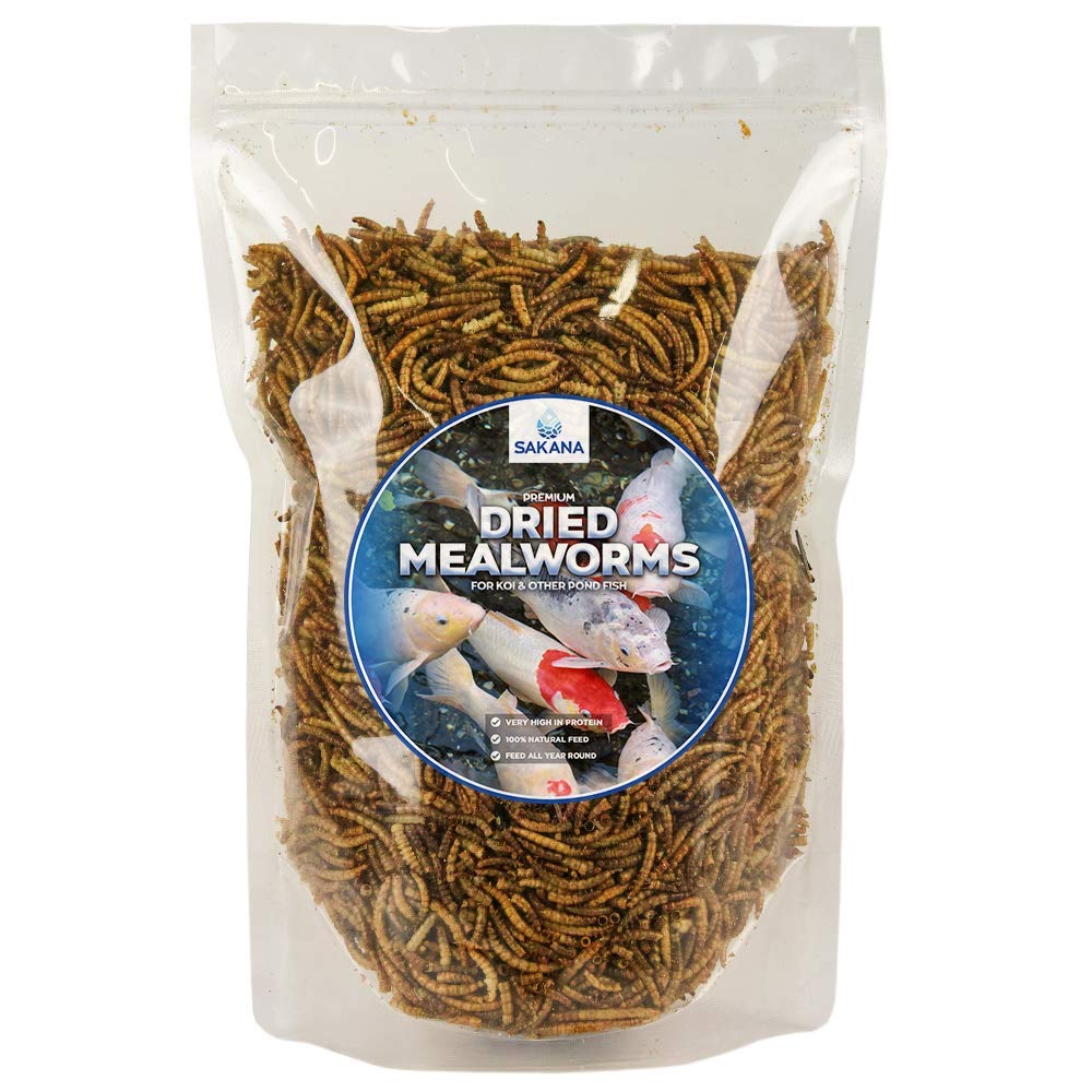 Buy Sakana Dried Mealworms Premium Quality Aquatic Pond Fish Food