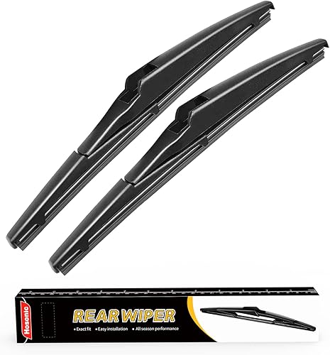 Limpiaparabrisas trasero de 10 pulgadas, repuesto de equipo original, para todas las estaciones, 10A, doble vida útil (paquete de 2)