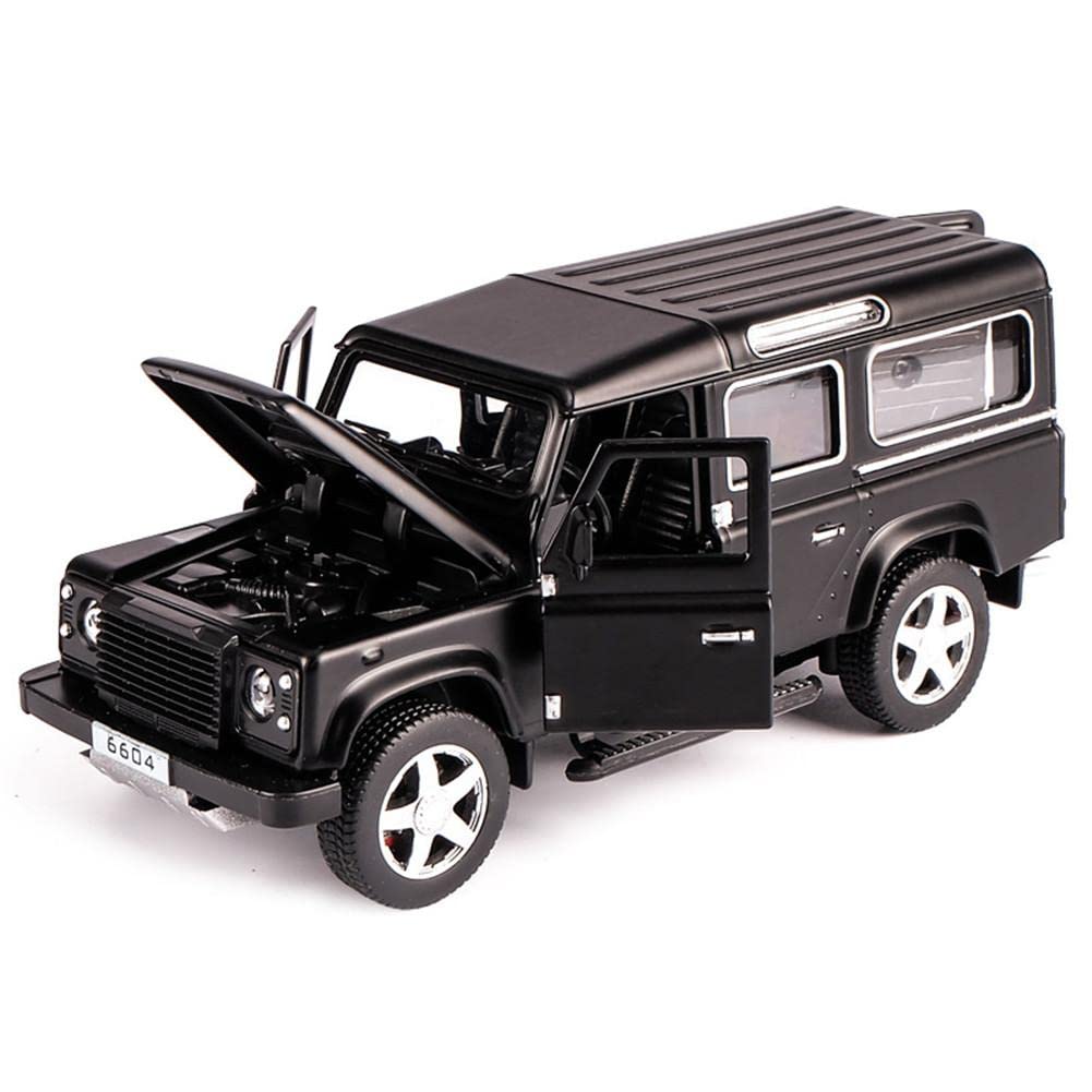 PLUSPOINT Diecast Toy Car Scale Model,Pull Back Vehicles Alloy Simulation Supercar with Lights and Sound Also for Car Dashboard,Kids,Adult (Defender-Black) (B0BSDLQG3J) Amazon Price History, Amazon Price Tracker