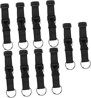 10 Pcs Mochila Cabide Cinto Para Bagagem Alças De Bagagem Ajustáveis Alças De Bagagem Com Fivela Alças De Trela De Mochila Com Fivelas Acessórios De Mochila Alça De Bagagem