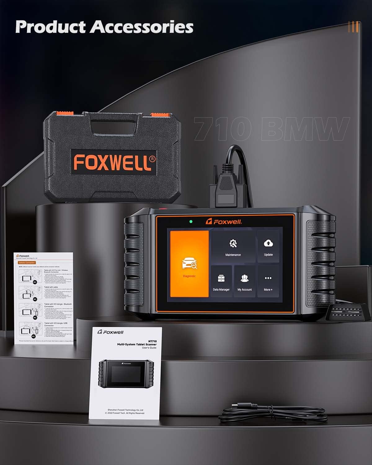 FOXWELL NT710 screen showing diagnosis options