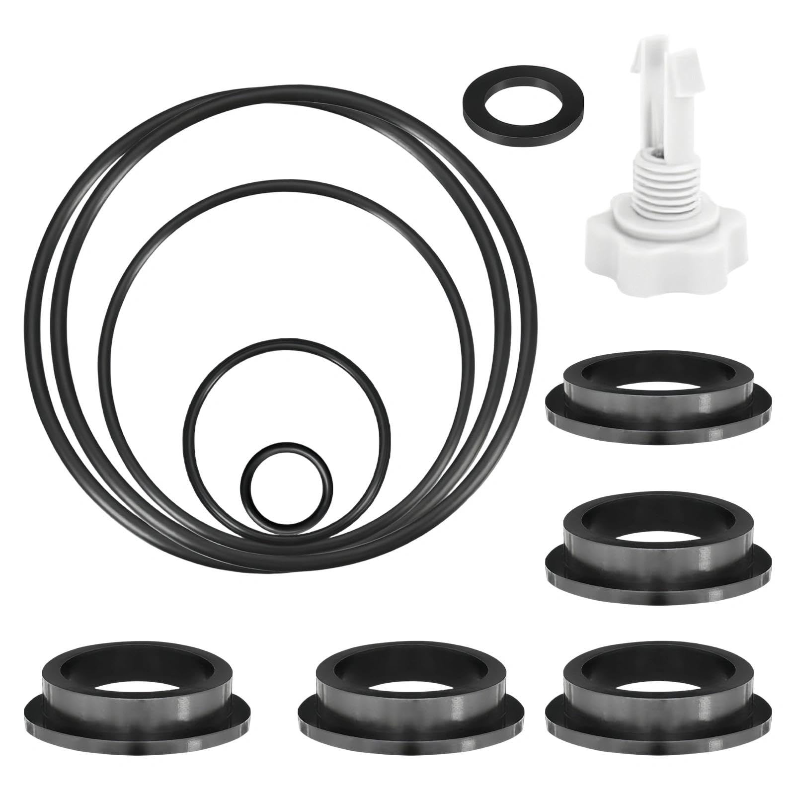 LINTRA 12 Pièces Joint Pompe Piscine, Caoutchouc Et PVC