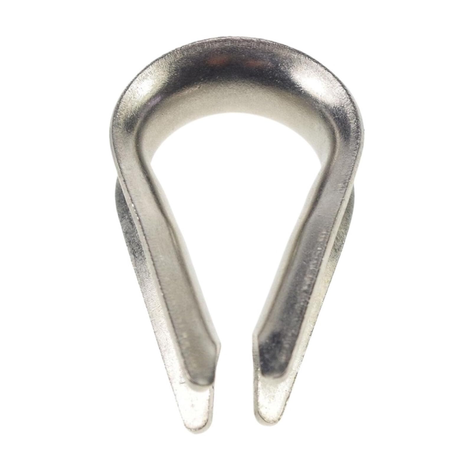 100 pezzi M2 M3 M4 M5 M6 M8 304 ditali anello morsetto cavo ditale zincato for fili in acciaio inossidabile corda Per Funi Metalliche(M8)