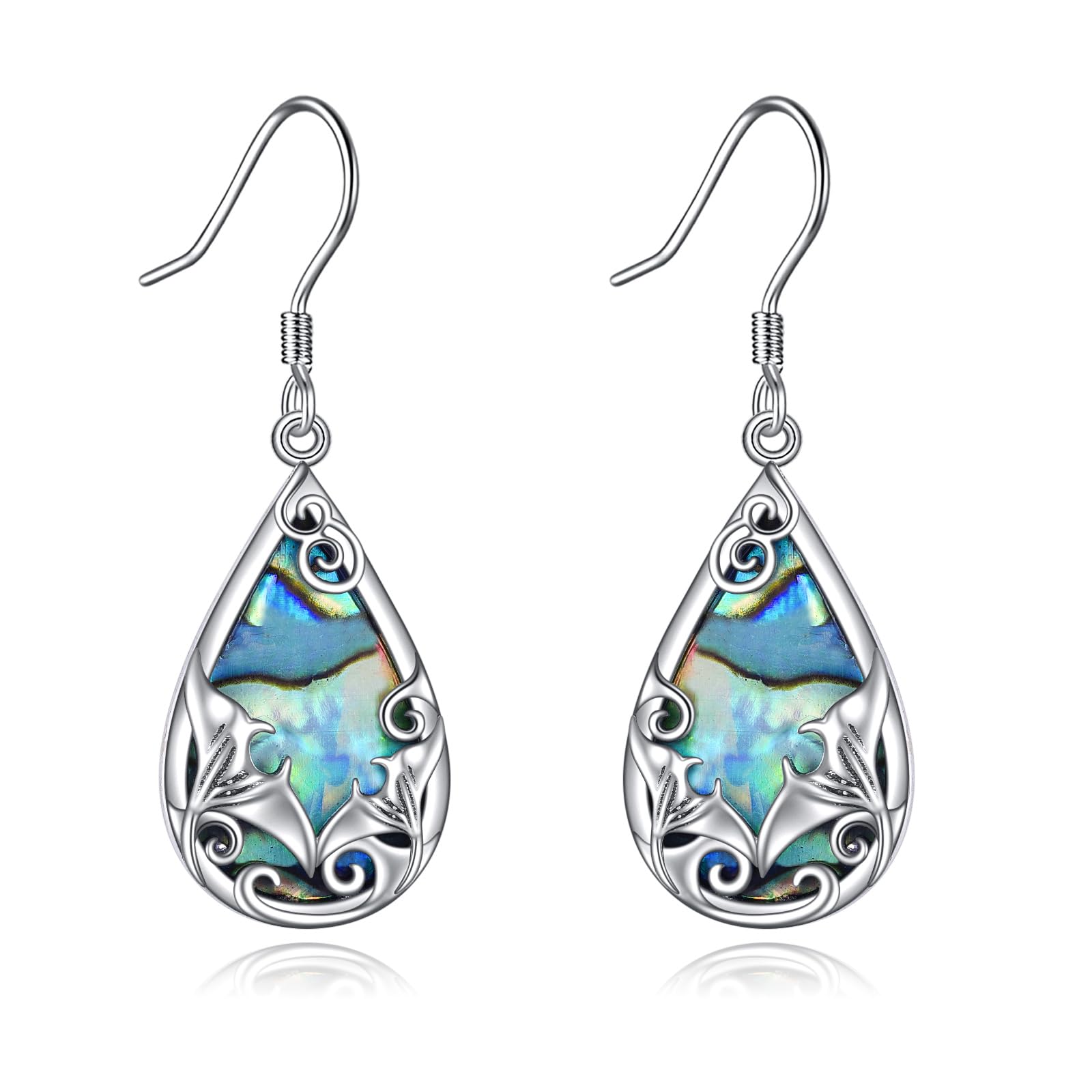 Phoenix Hummingbird Bee Stingrays Dolphin Earrings 925 Sterling Silver Phoenix Hummingbird Bee Stingrays Dolphin Dangle Drop Earrings Jewelry for