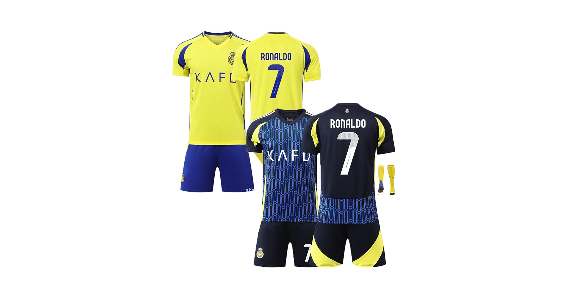 Amazon | 24-25 アル ナスルFC Ronaldo ホーム アウェイ