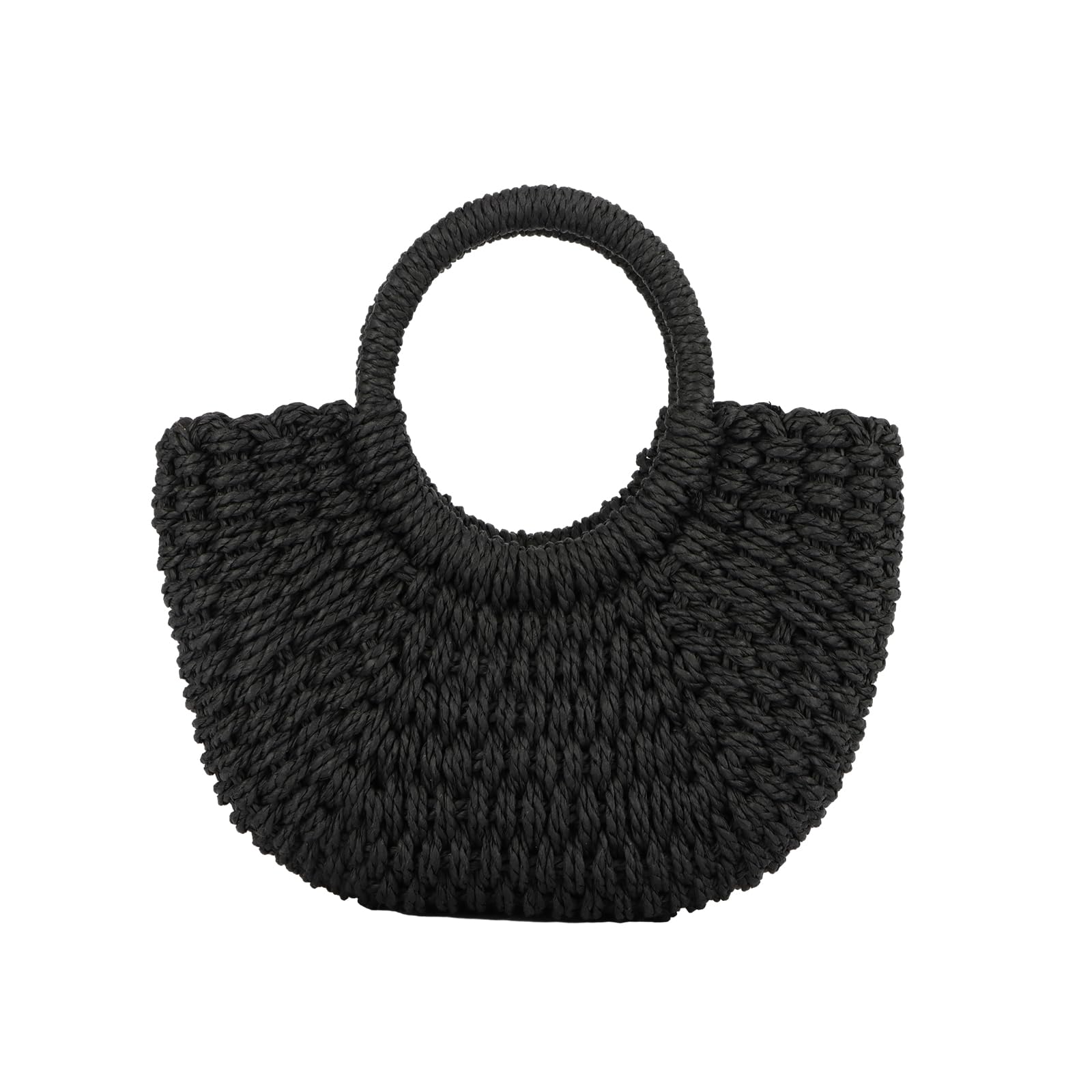 Jywmsc Mujeres Paja Playa Bolsa Tejido Crossbody Hombro Bolsos Bolso Bolso Satchel para Verano