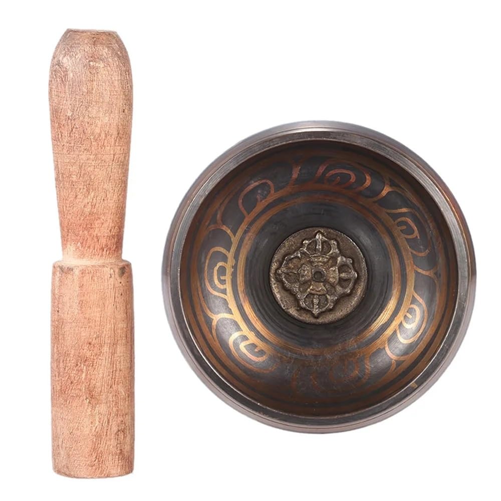 Set di Campane tibetane, Campane tibetane, Campane tibetane Buddha, Campane tibetane, Campane tibetane per la Pratica dello Yoga, Campane tibetane in Rame