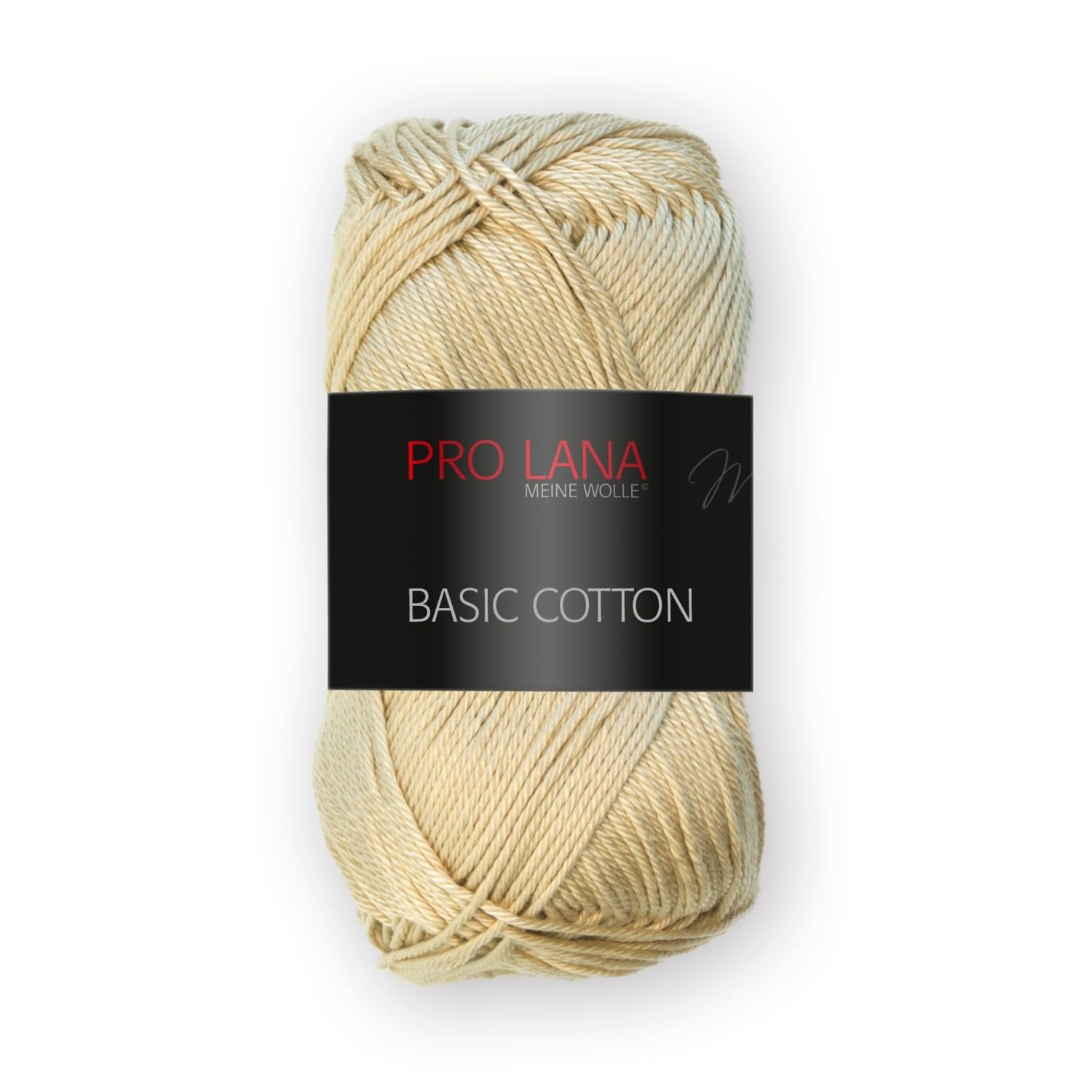 PRO LANA Basic Cotton - Gomitolo 50g / 125m, 100% Cotone, Colore 106 - Per Maglia E Uncinetto, Lavabile In Lavatrice