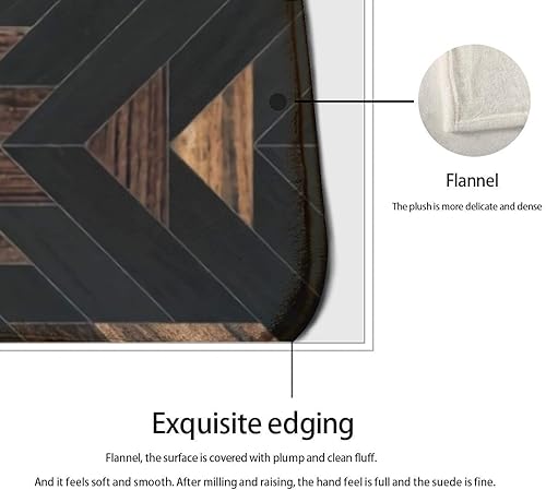 Miniatura 4 de Juego de 2 tapetes de cocina antifatiga, estilo vintage, urbano, tribal, para el hogar, el fregadero, la oficina, la cocina, 17.3 x 47 pulgadas +