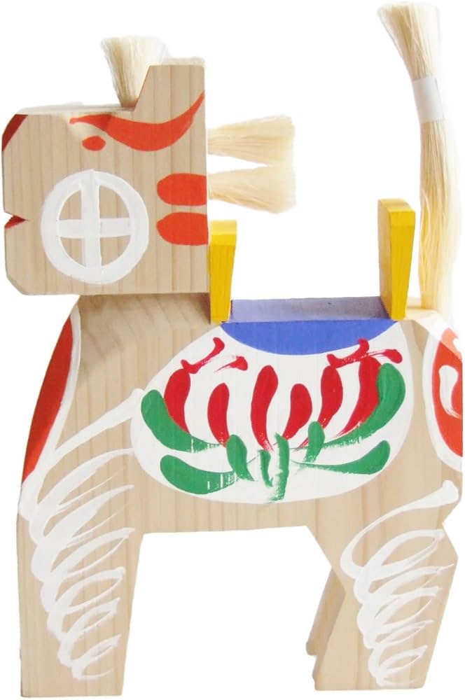 長野　三九郎面　宮田嵐村　木製面　壁掛け　日本民芸社　工芸品　郷土玩具　信仰玩具 Amazon | 郷土玩具 民藝 宮城県仙台 日本三大駒 木下駒 6寸 白