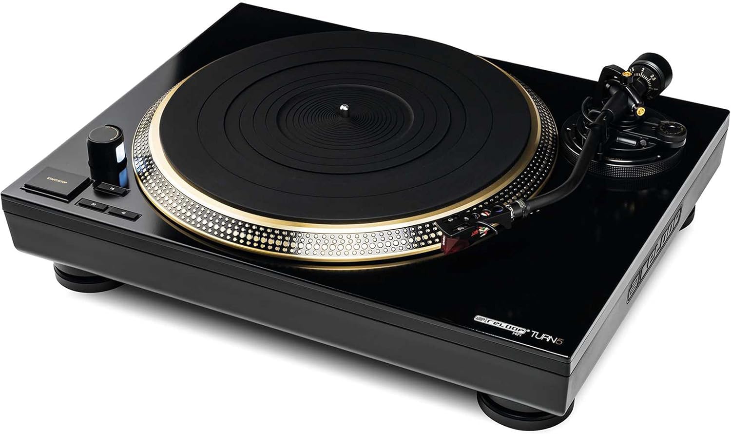 Reloop Turn 5 Hi-Torque Direct Drive HiFi Turntable with S-Shape Arm 238666
