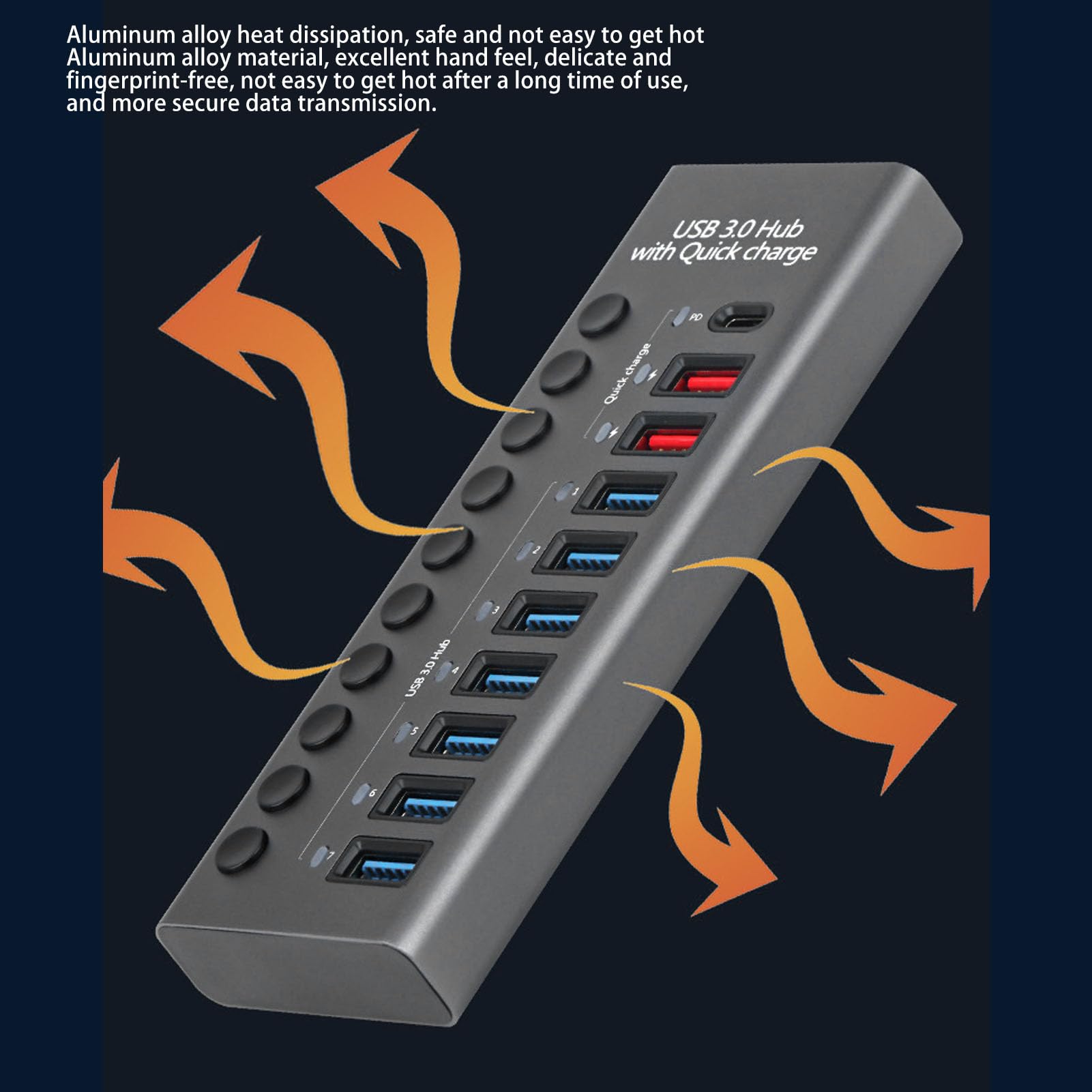 Acquista Distributore splitter ad alta velocità da 5 Gbps hub USB 3.0 a 4/7 porte con interruttore on/off LED indipendente Hub di ricarica USB 3.0 in Italia a partire da 4.38 Acquista Distributore splitter ad alta velocità da 5 Gbps hub USB 3.0 a 4/7 porte con interruttore on/off LED indipendente Hub di ricarica USB 3.0 in Italia a partire da 4.38