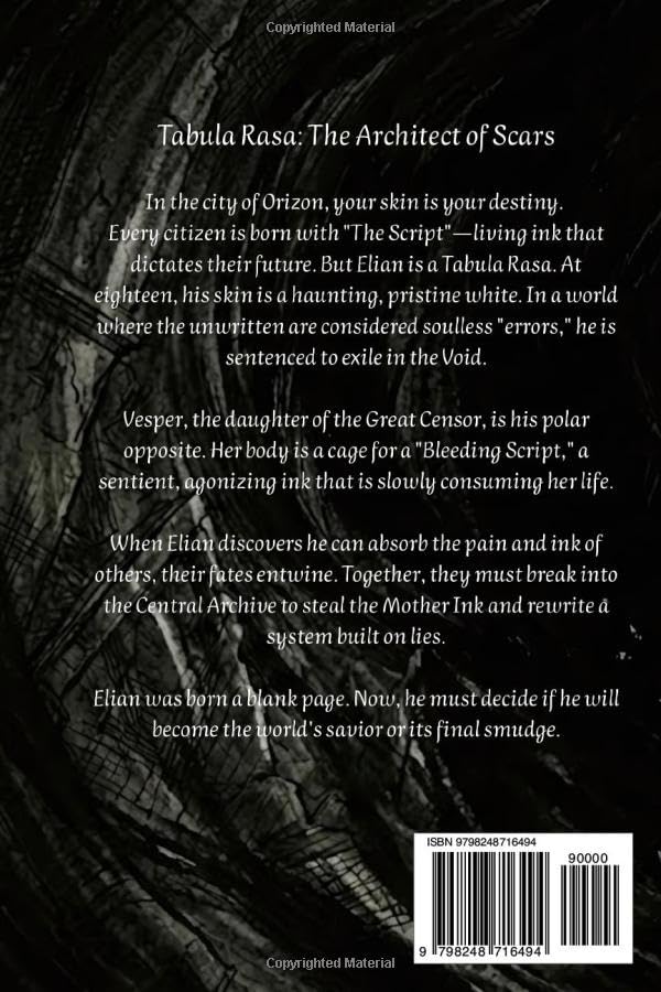 Tabula Rasa: The Architect of Scars: A New Adult Dystopian Dark Fantasy Novel (The Inkweaver Chronicles Book 1) - Image 2