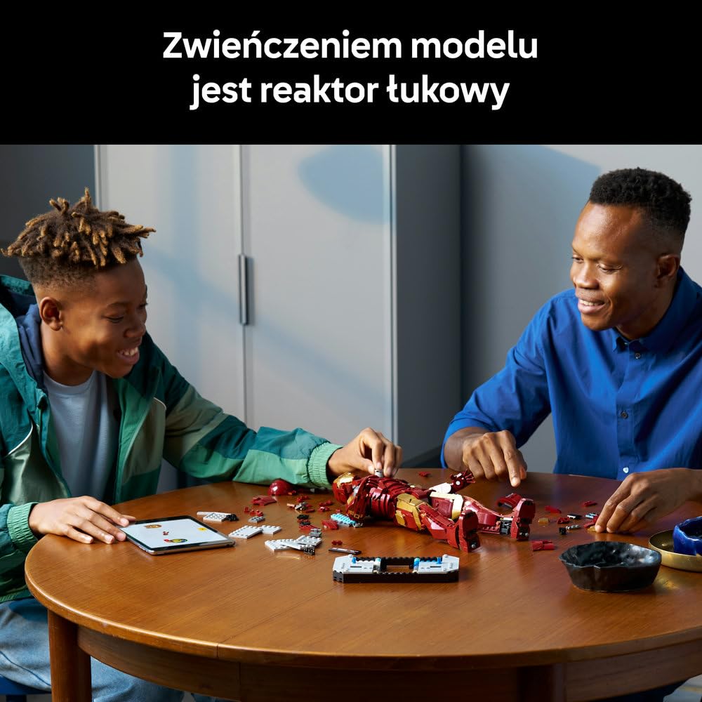 LEGO | Marvel Iron Man Mark 3 — edycja kolekcjonerska 76344 | Figurka kolekcjonerska, model do ekspozycji, prezent dla fana Marvela, dla mężczyzn i kobiet, 1297 elementów