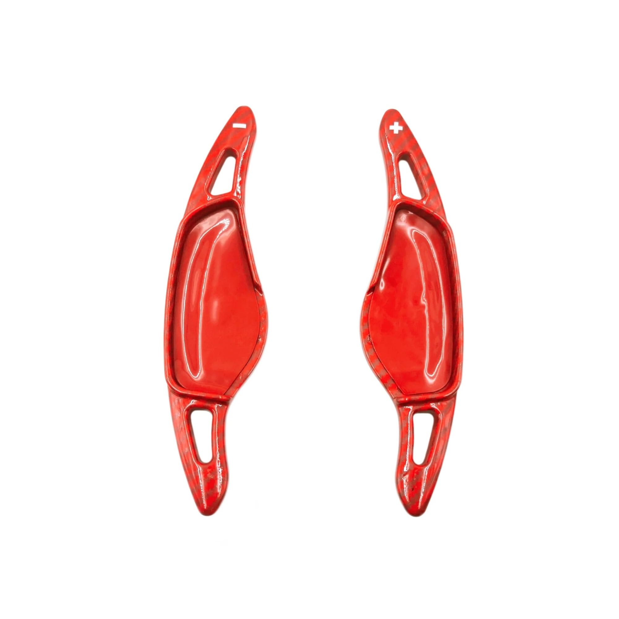 Xxiucj Red Carbon Print Car Paddle Shifter Extensions For Bmw For G30 G11 G12 For X3 G01 For X4 G02 For F90 For X5 For G05 G20 G21 G31 G32 Carbon Fiber Print Abs Paddle Shift(Red Carbon Print)