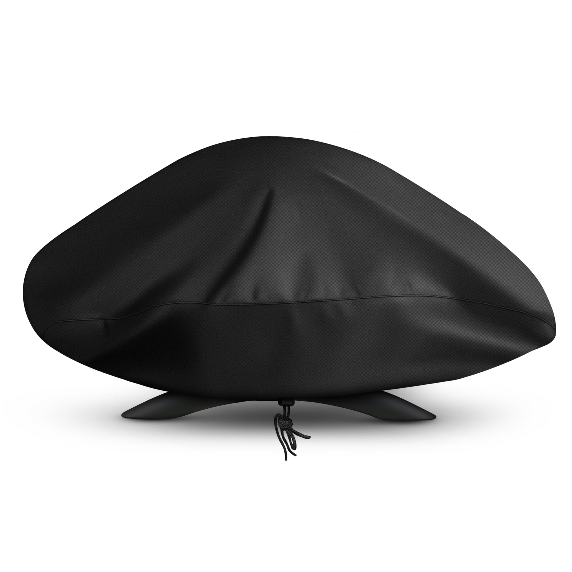 Outdoor Grill Cover Compatible for Weber Q 100/1000 Series and Nexgrill Gas Grills, Heavy Duty Waterproof Barbecue Cover, Durable FadeStop Material, Compared to Weber 7110, Black