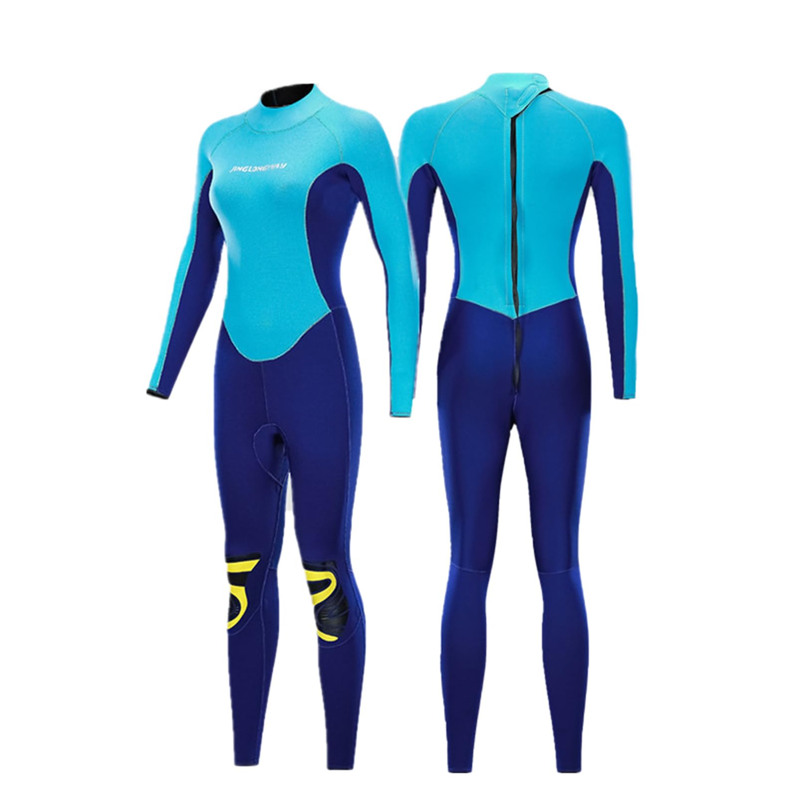 BEIAKE 3mm Wetsuits Back Zip Neoprene Full Body Scuba Suit for Diving Snorkeling Surfing Swimming Water Sports