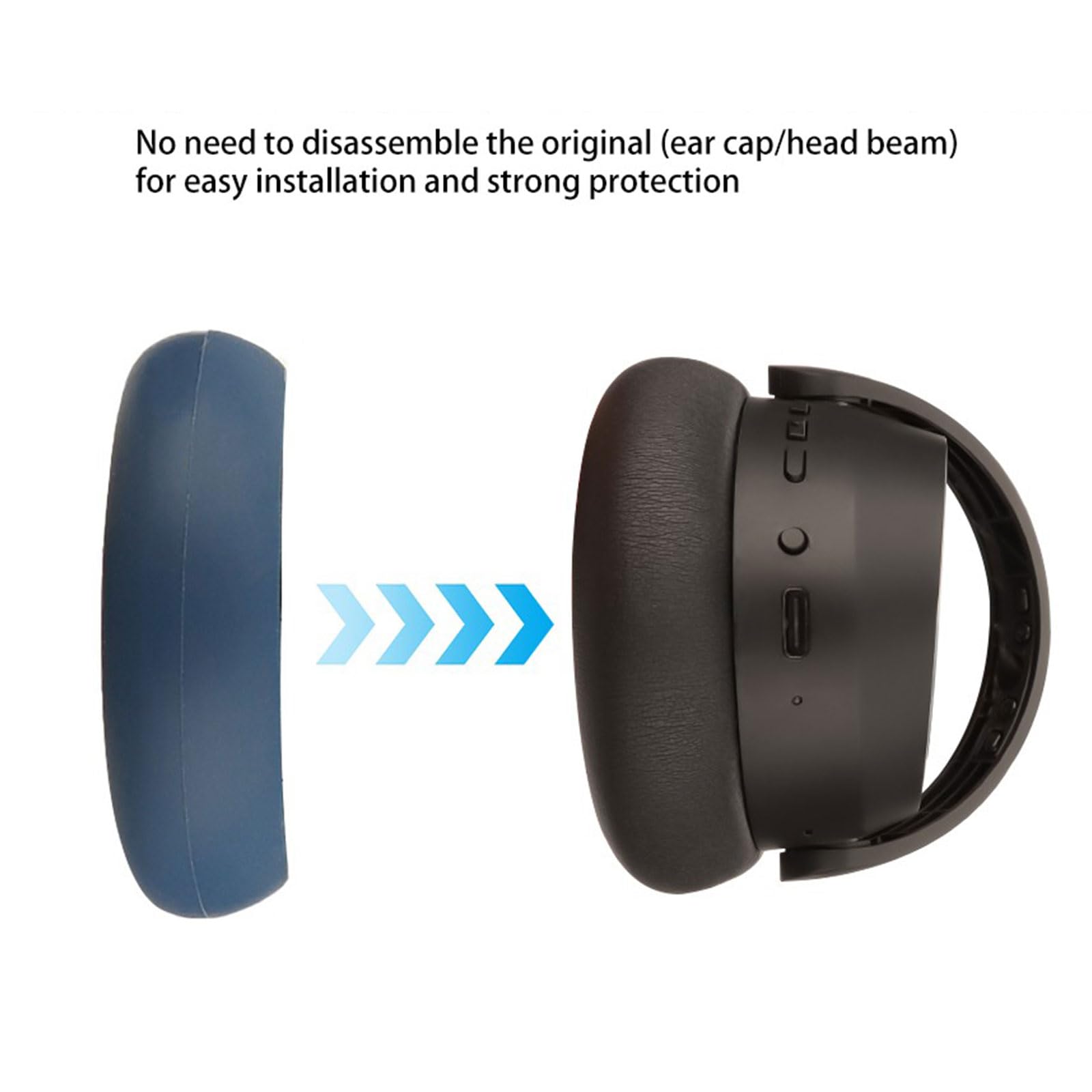 Amazon.com: Haoyull Silicone Ear Pads Head Beam Cover for ACCENTUM