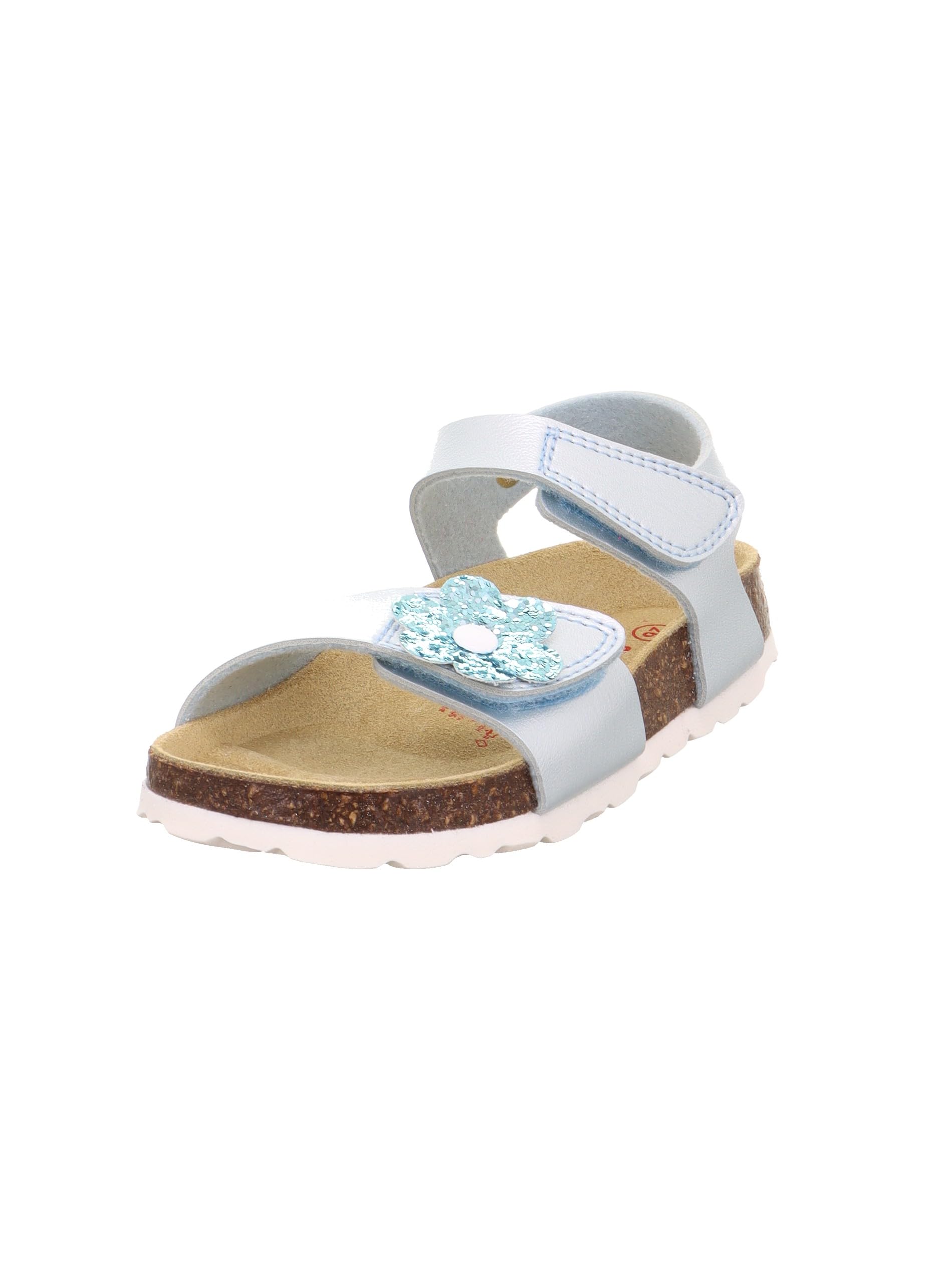 Superfit Weiblich FUSSBETTPANTOFFEL Hellblau 8400