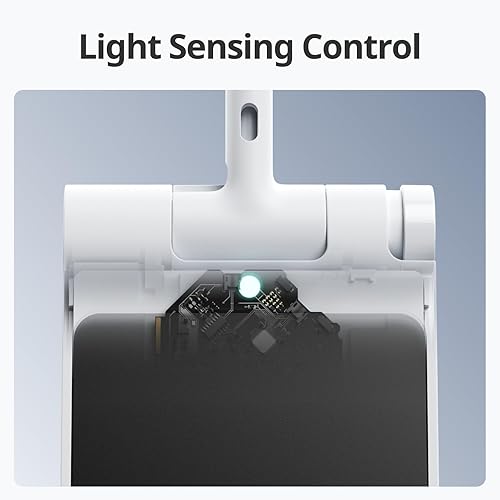 Miniatura 6 de SwitchBot - Cargador de panel solar fácil de usar para cortina inteligente SwitchBot Curtain 3, soporta carga de poca luz, para cortinero o riel en