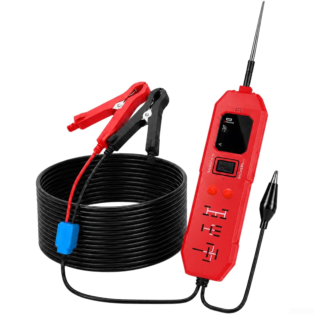 Automotive Circuit Tester 2-in-1 Relay Diagnostic Tool 36V DC LED(Red)