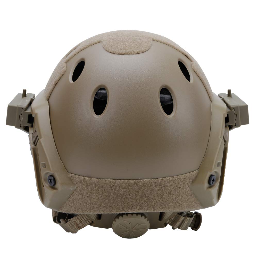 Amazon | FASTタイプ パイロットヘルメット メッシュマスクTAN M