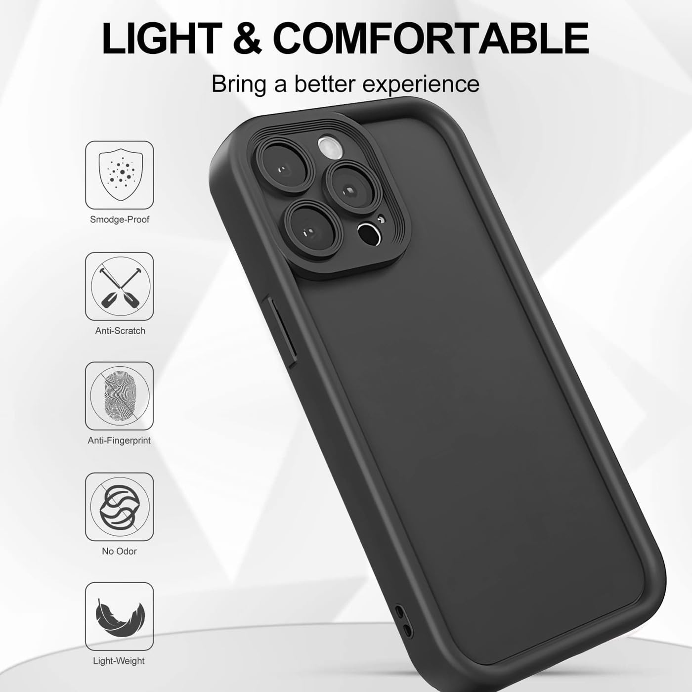 PanXCase Cover per Oppo A6x 5G/4G / Oppo A6 5G/4G - Custodia Silicone Sottile Elegant Disegni Morbida Leggera, Protezione Fotocamera Antiurto Antigraffio Case (Nero)