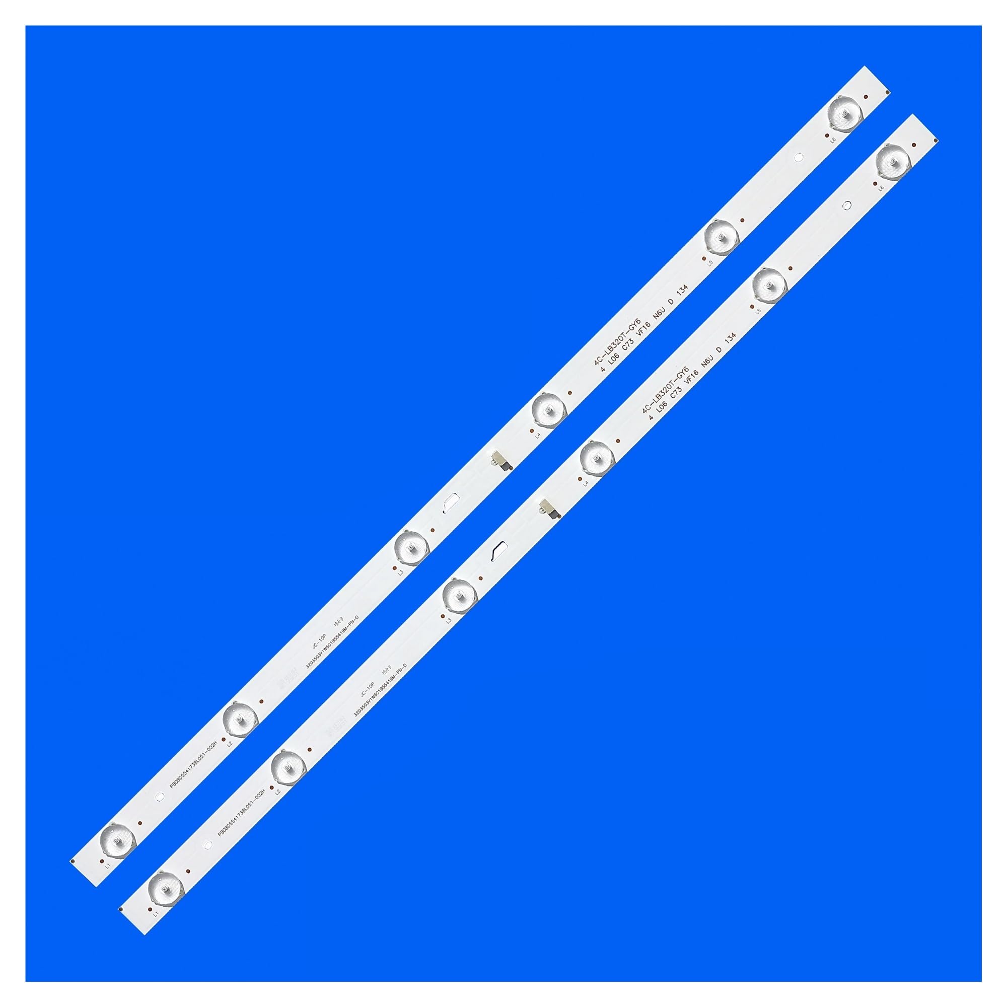 YUEZUYIOU LED Backlight Strip H32B3913W32S for JL.D32061330-004AS-M 4C-LB320T-JF3 4C-LB320T-GY6 LVW320CSDX E13 V57 LVW320CSDX 32GA1570 32HS3013(10 Set)