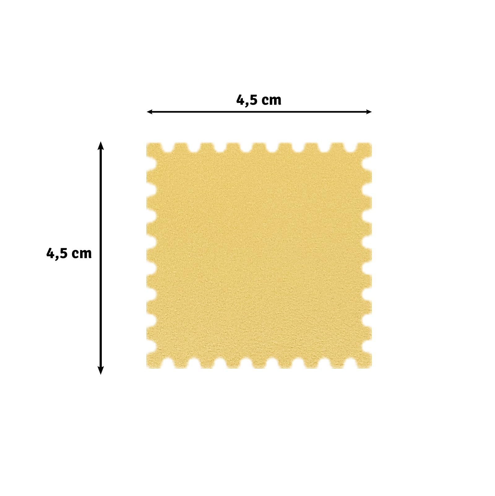 Vaessen Creative Wytłaczarka z motywem kwadratowym, 4,5 x 4,5 cm, wycinarka do papieru rzemieślniczego, papieru kolorowego, papieru do scrapbookingu lub papieru decoupage | Sprzęt do scrapbookingu na papier, rękodzieło, majsterkowanie, karty