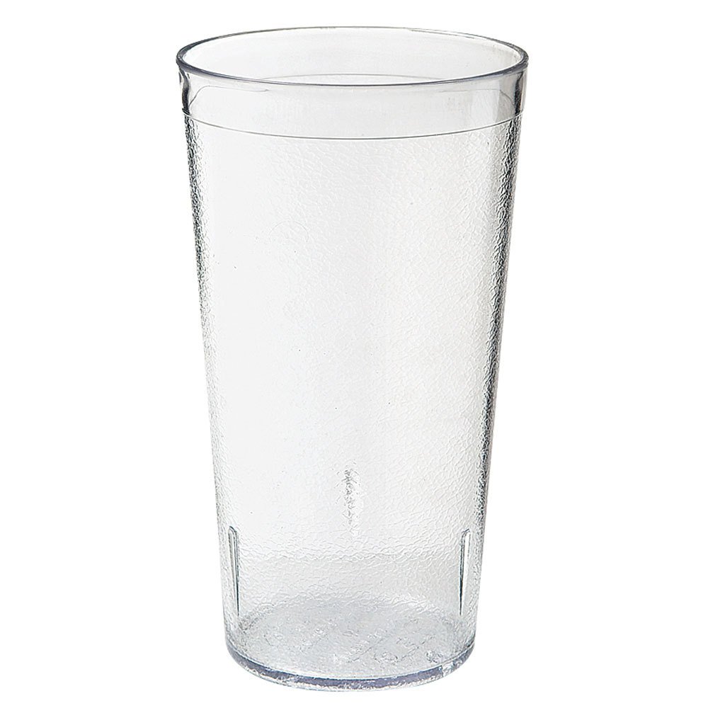 G.E.T.Heavy-Duty Plastic Restaurant Tumblers, 24 Ounce, Clear (Set of 12)