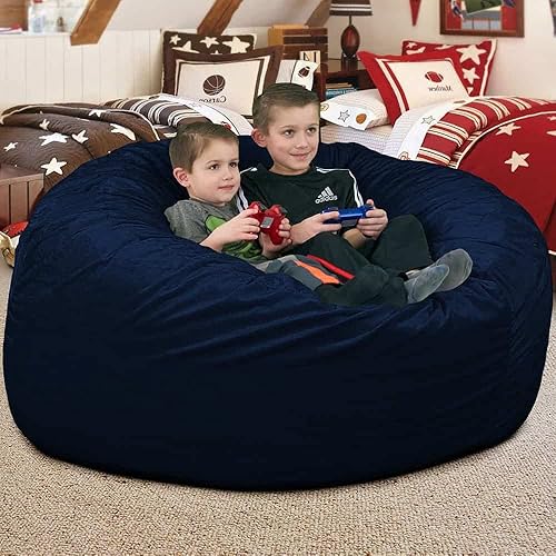 Miniatura 5 de ULTIMATE SACK 4000 (4 pies) Funda para silla puff en varios colores solo funda (4000, ante rojo)