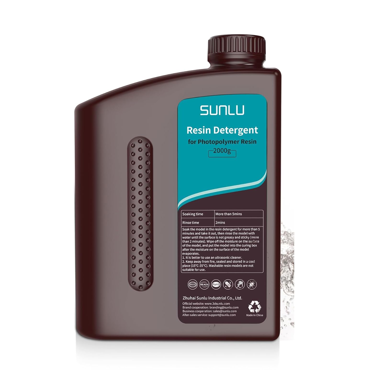 SUNLU 3D Printer Resin LCD UV-Curing Resin 405nm Resin Cleaning Agent 3000g