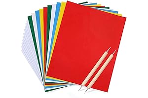 Kissbuty 22pcs Carbon Transfer Paper for Fabric Tracing