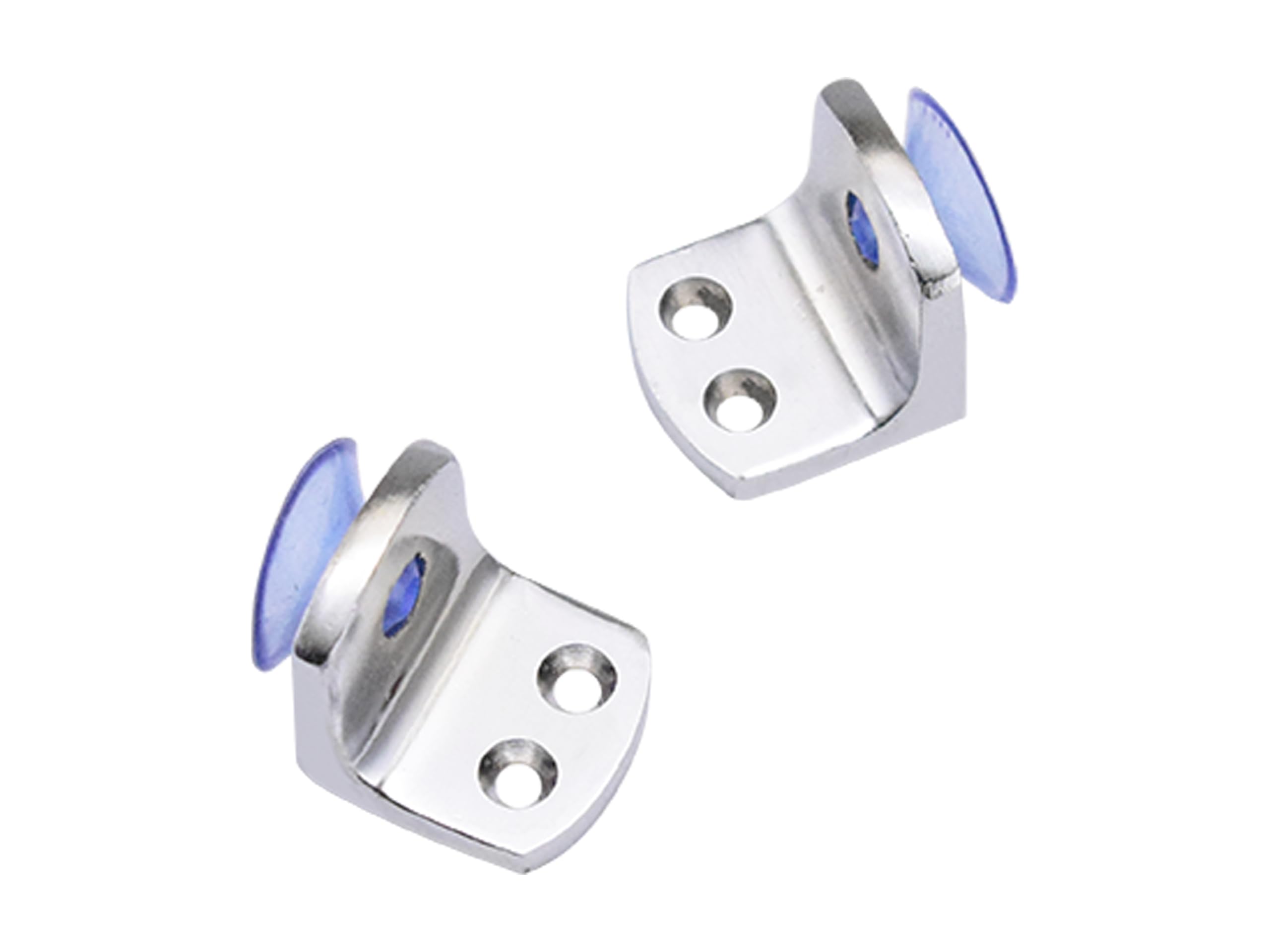 RAB Glass Shelf Button Stainless Steel L Button Glass Shelf Bracket Pack of 10 Pieces(Code:- A555) (10 PCS L SS)-image-37