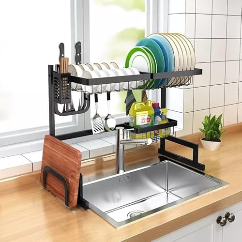 Organizador Cozinha Suspensa Escorredor Louça Pia 66 Cm Premium