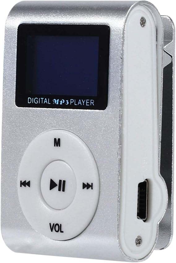 Mini USB Clip MP3 Player Video Screen Support 32GB Micro-SD TF Card