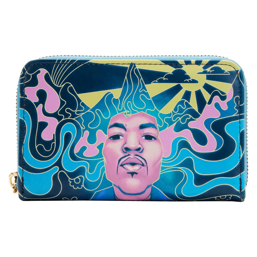 LoungeflyLoungefly Jimi Hendrix Psychedelic Landscape Zip Around Wallet