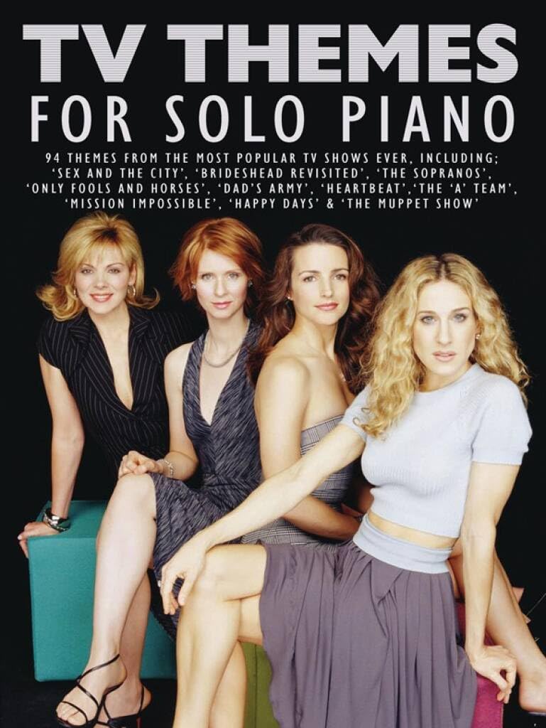 TV Themes for Solo Piano | Intermediate Songbook | Piano Sheet Music Book for Film and Television Fans | Solo Keyboard Collection for Practice Performance and Study | Music Book for Pianists
