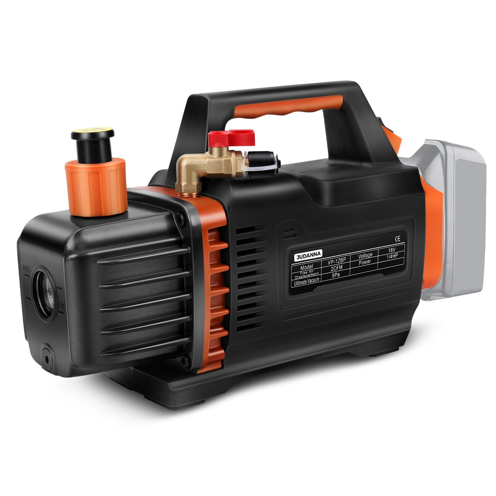 Pompa per vuoto per Makita da 18 V a batteria, 150 W, 2 CFM, 1/4 HP, pompa a vuoto per refrigerante sottovuoto, condizionatore domestico, manutenzione auto, imballaggio sottovuoto (senza batterie)